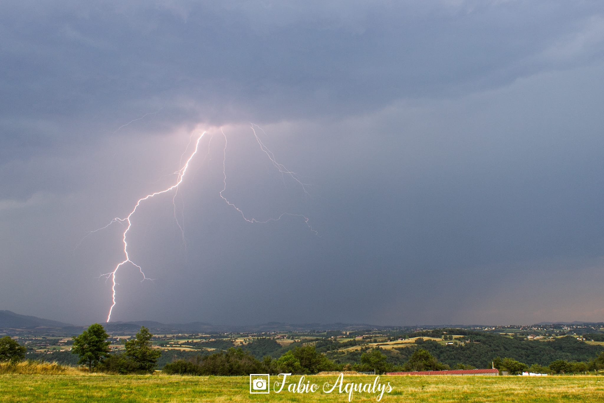 Orage ouest Lyonnais - 06/07/2019 20:00 - Fabio Aqualys