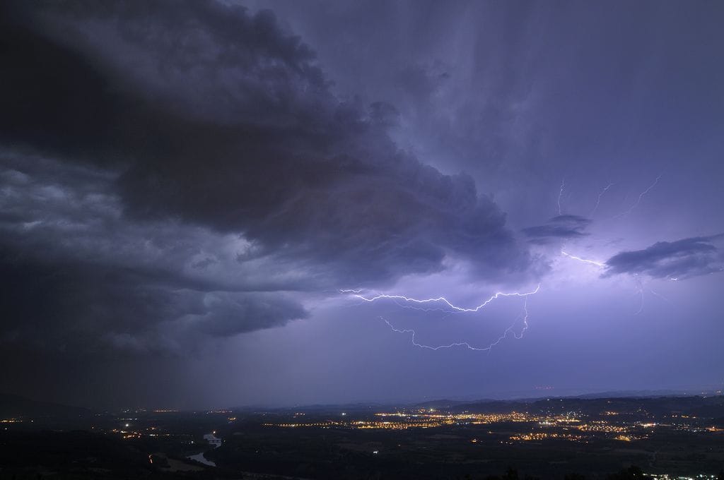 Orage sur Saint Marcellin (Isère) - 06/07/2019 22:33 - Hervey AUBRAIS