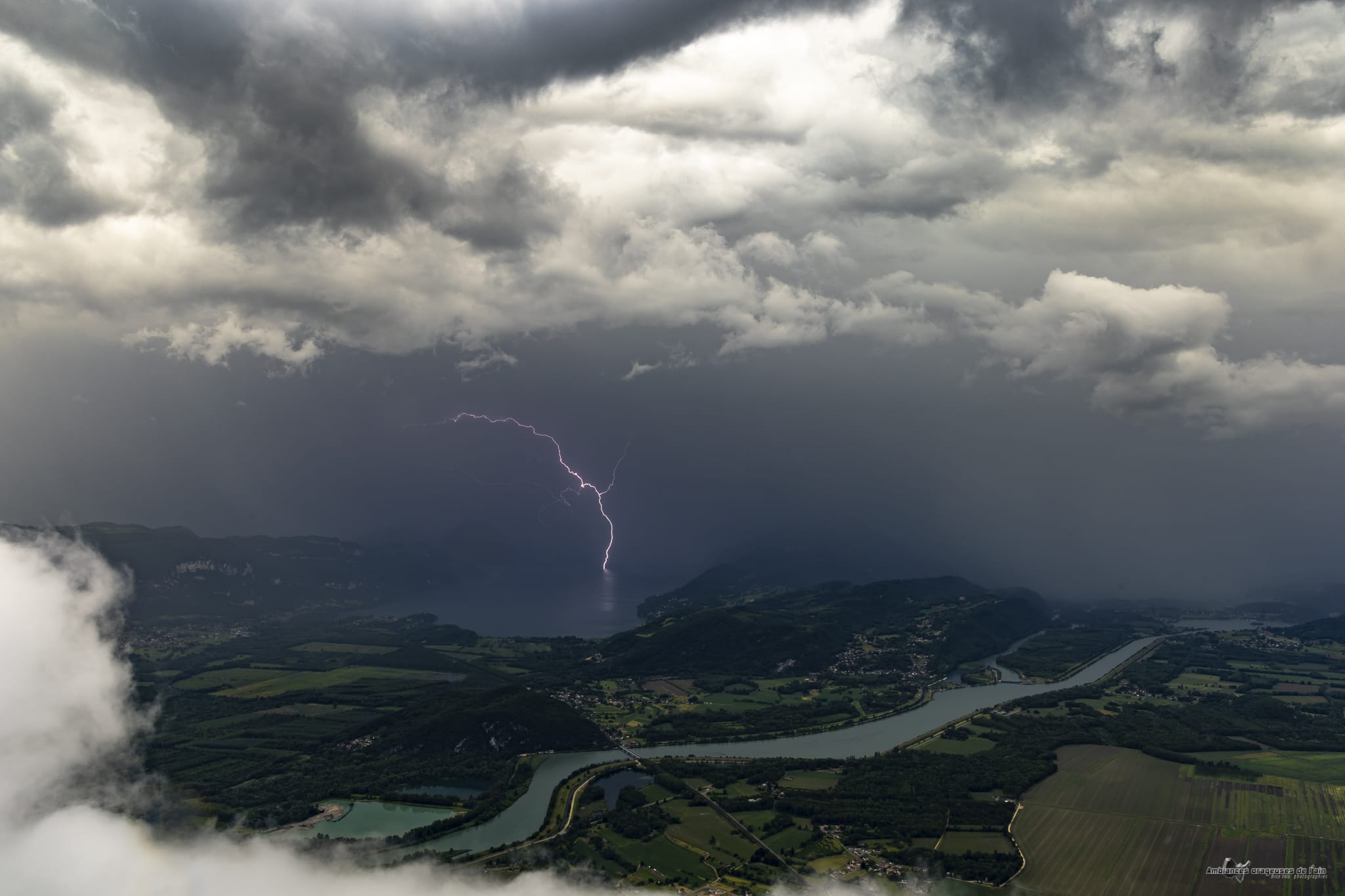 foudre sur le lac du bourget - 07/06/2020 20:24 - brice volo