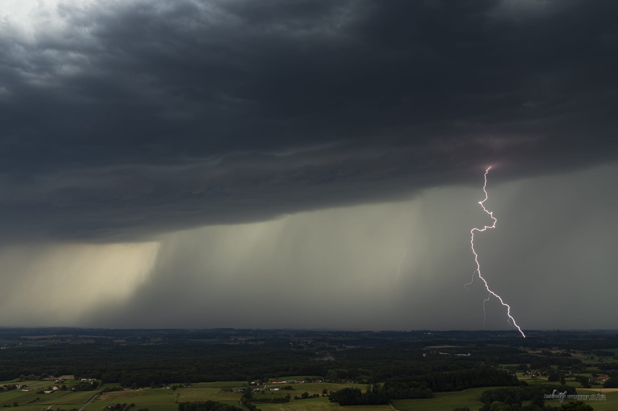 foudre sur le nord de l'ain - 09/08/2019 18:10 - brice volo