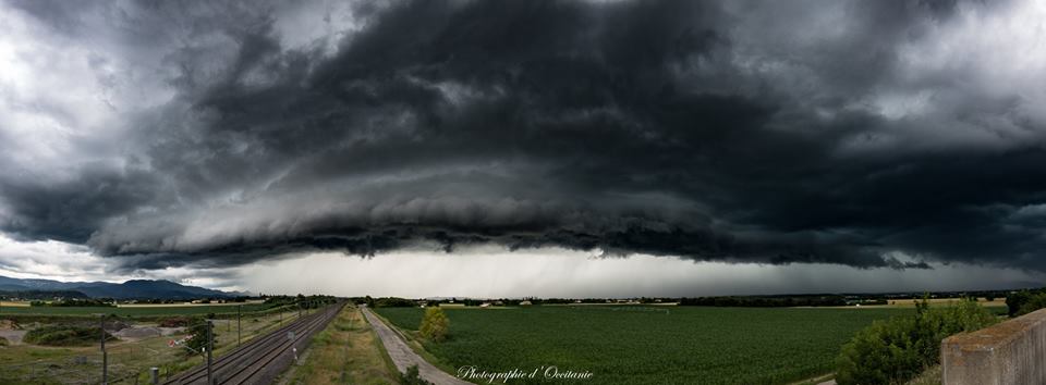 Joli arcus sur le sud de Valence aujourd'hui ! - 12/06/2018 17:00 - Photographie d'Occitanie