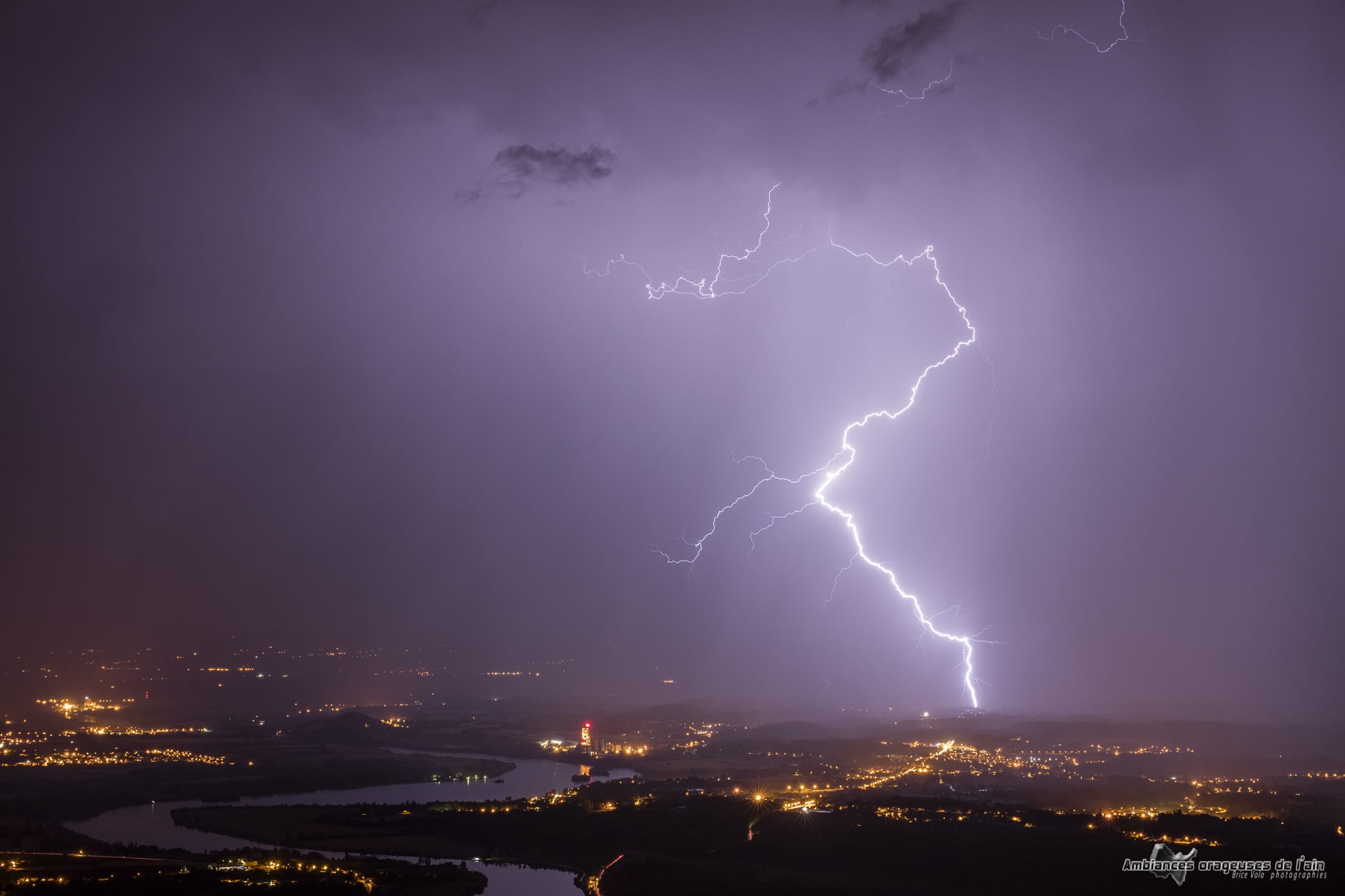 foudre sur le nord isere - 12/09/2018 22:19 - volo volo