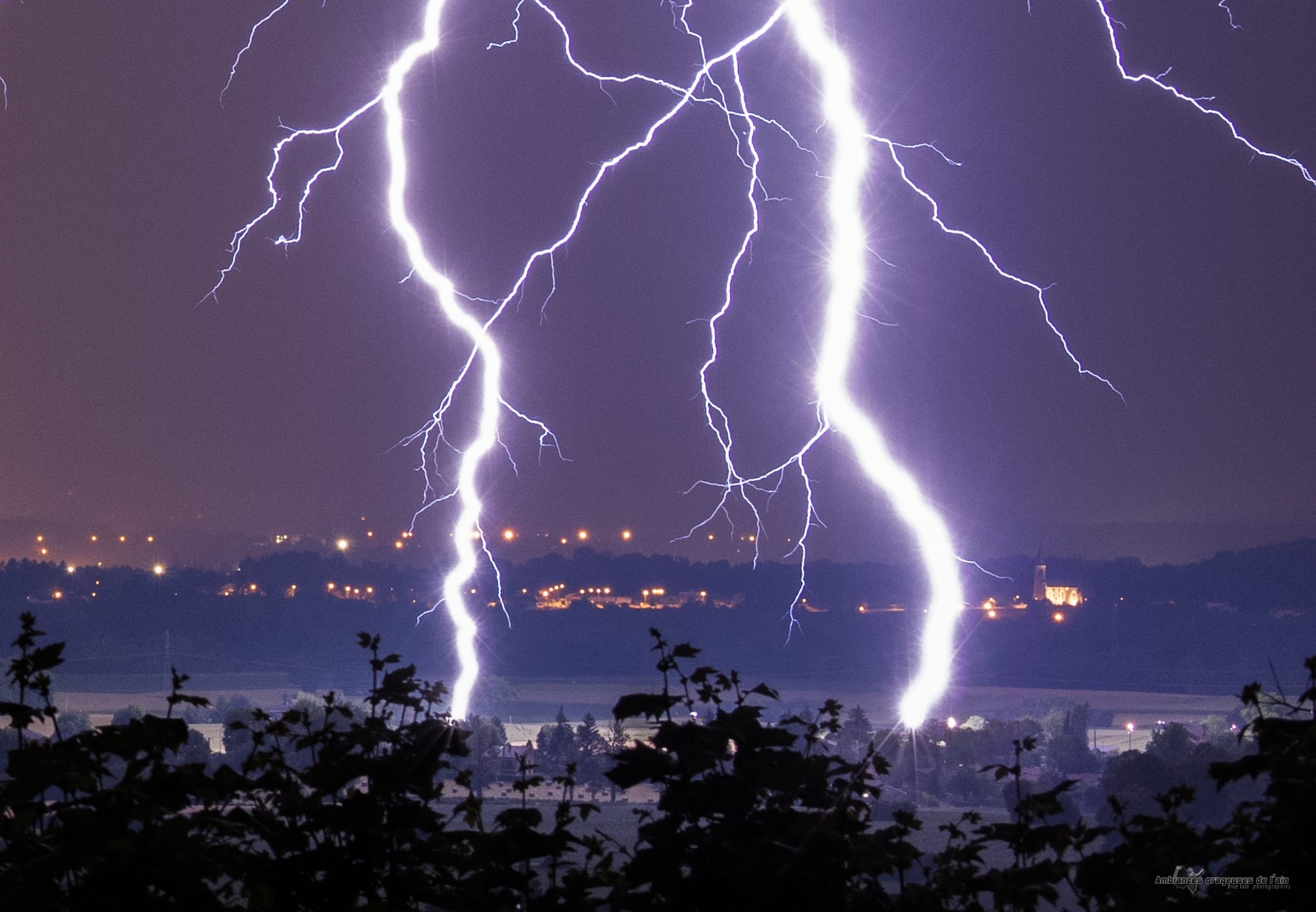 foudre proche près de bourg en bresse - 20/06/2019 00:24 - brice volo