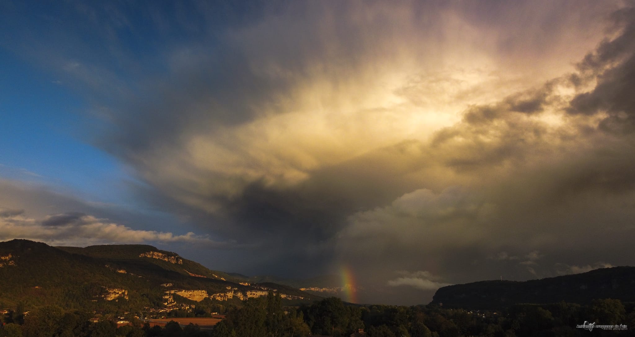cumulonimbus au soleil couchant - 26/09/2020 19:00 - brice volo