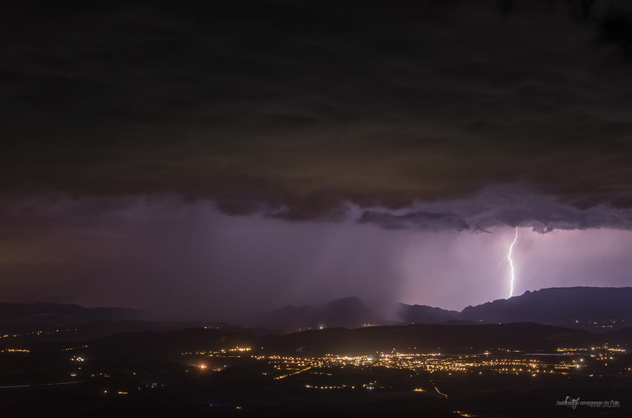 Orage sur le revard près d’aix les bains - 30/06/2019 22:20 - Brice Volo