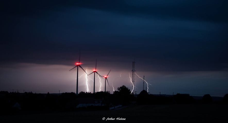 Orages dans l'Yonne - 31/07/2017 22:00 - Arthur Helene