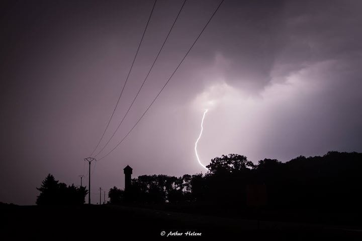 Orages dans l'Yonne - 31/07/2017 22:00 - Arthur Helene