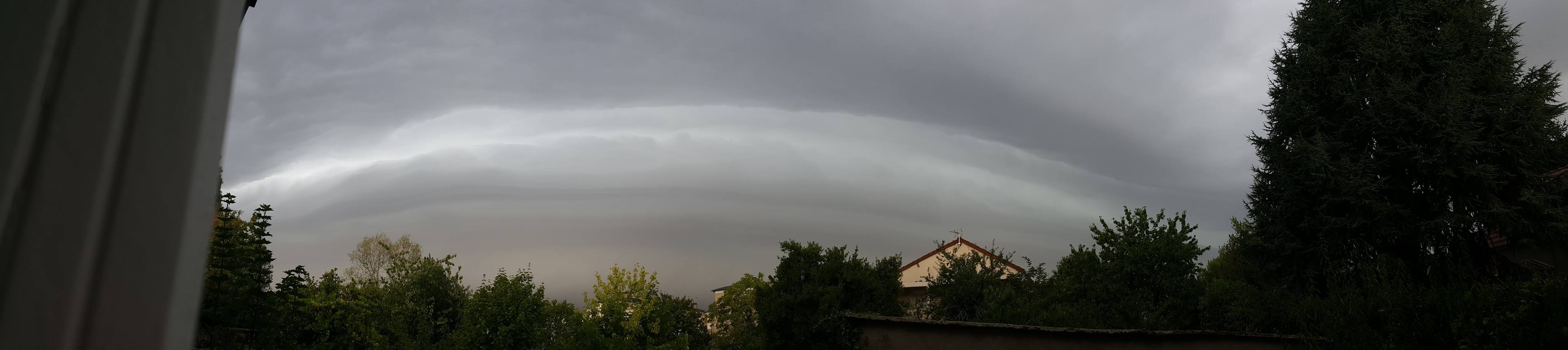 Orages dans la Nièvre 58 et ici a Nevers - 09/08/2018 10:00 - Benjamin Perazza