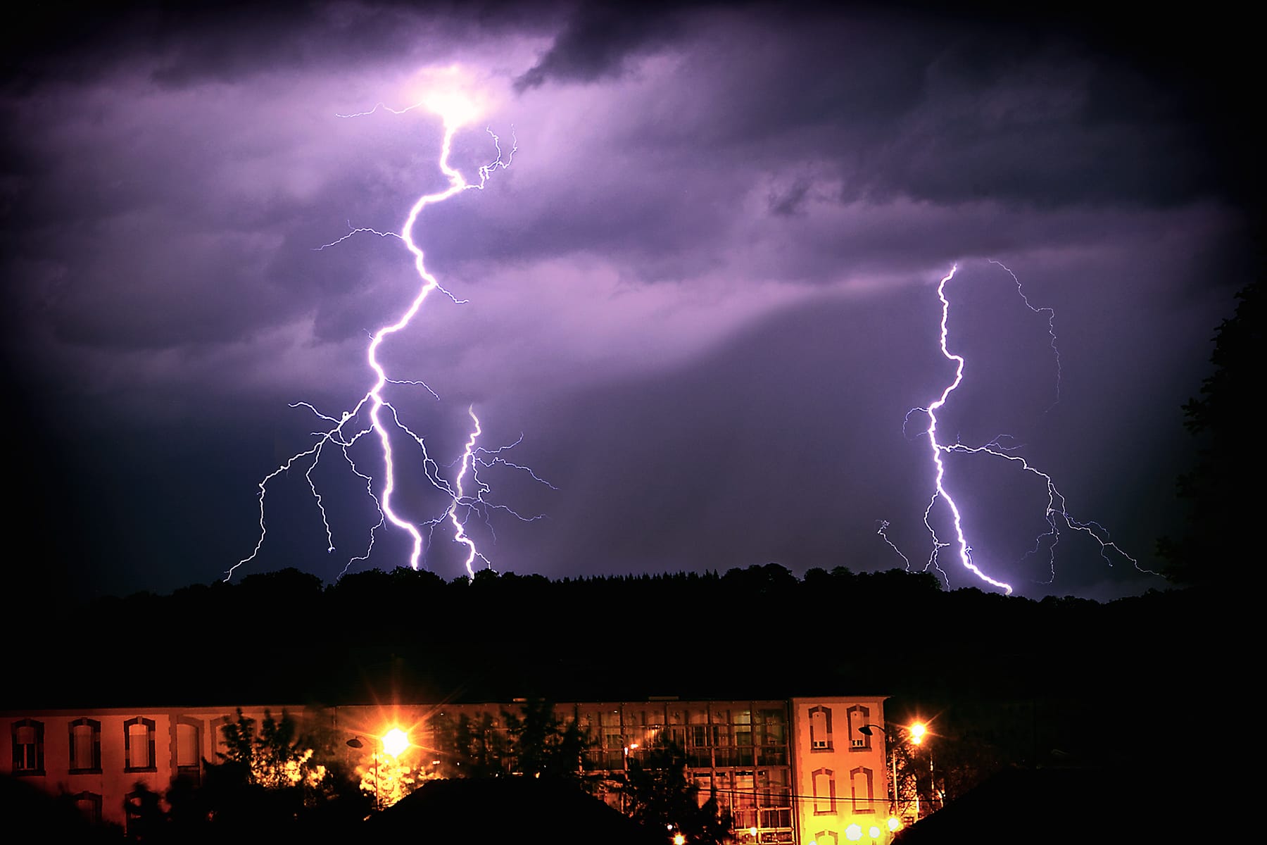 Orage électrique sur le nord Franche-Comté - 27/05/2018 23:30 - Jerome METTETAL