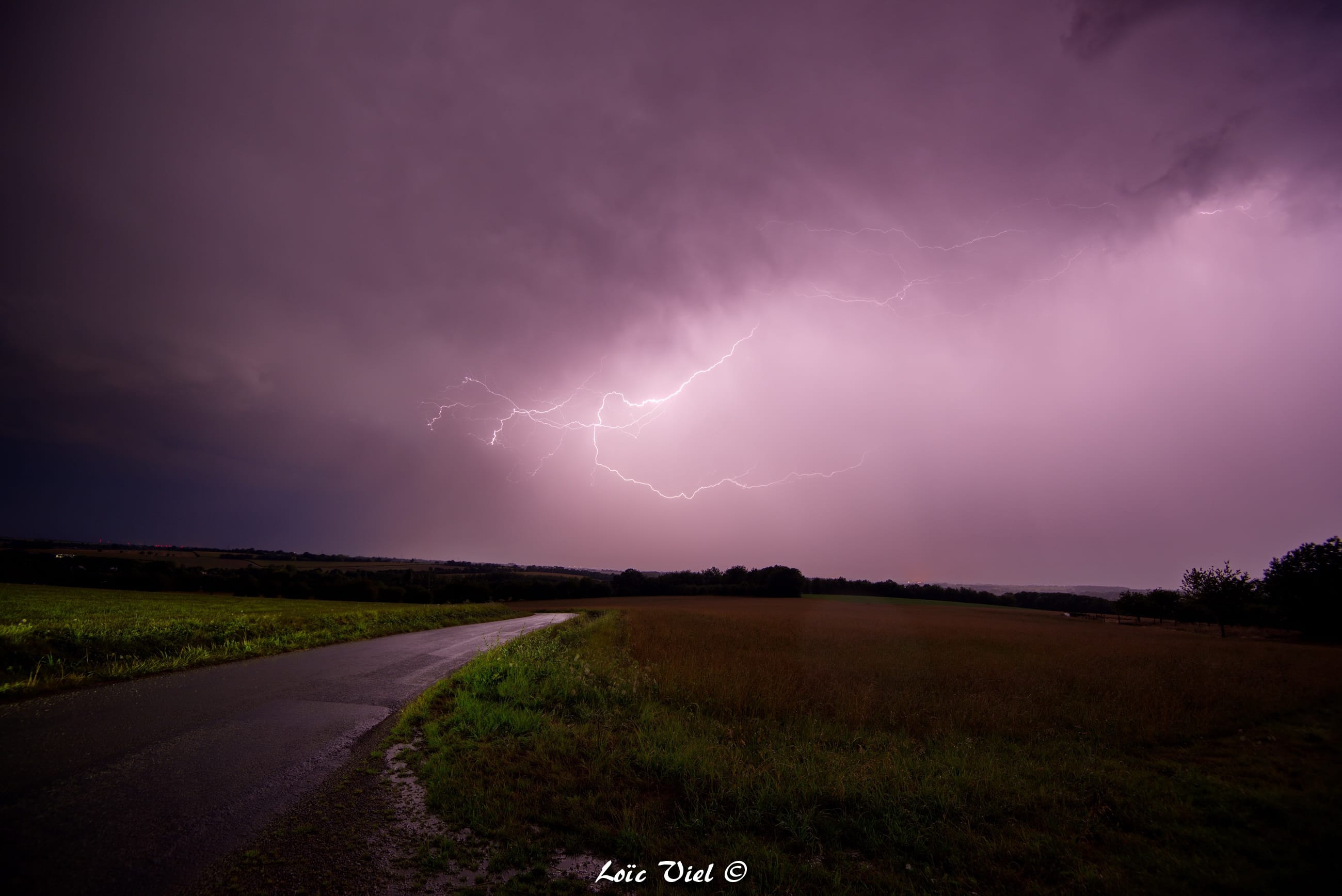 Orages au sud de Rennes - 16/08/2020 03:00 - Loïc VIEL