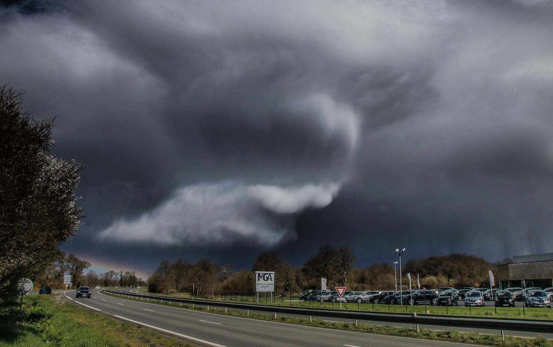 Ciel de traîne 17 mars au sud de Rennes - 17/03/2019 16:00 - CHRIS RUSSO