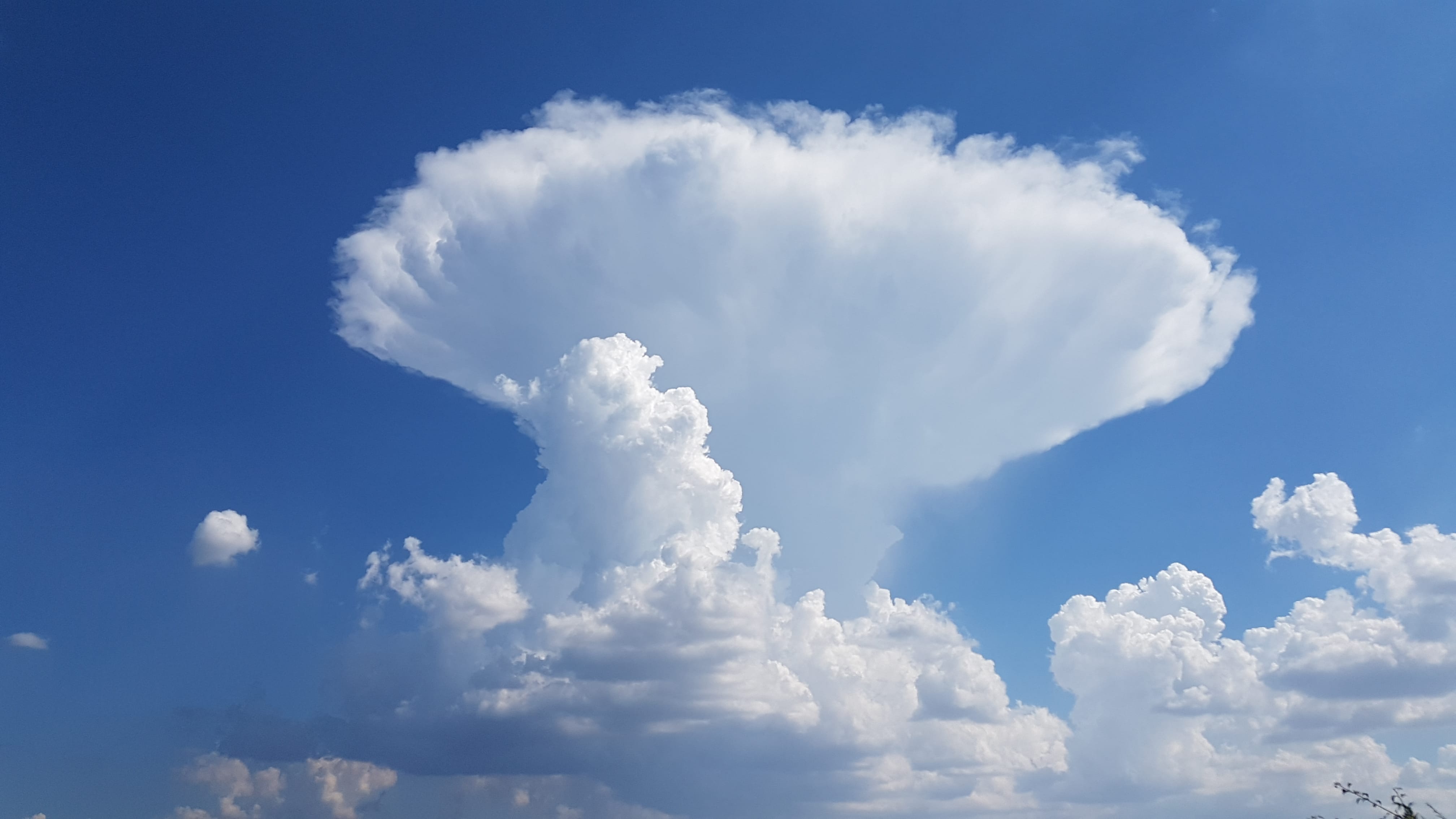 Cumulonimbus en formation rapide à la frontière de l'allier du cher et de la nièvre. - 25/06/2020 17:04 - Loïc Broc