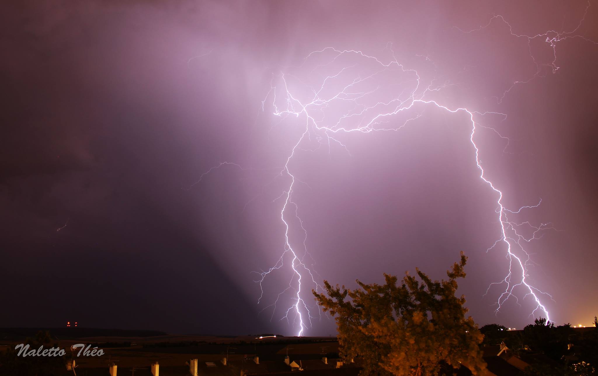 Orage à Reims - 21/07/2016 00:30 - Théo NALETTO