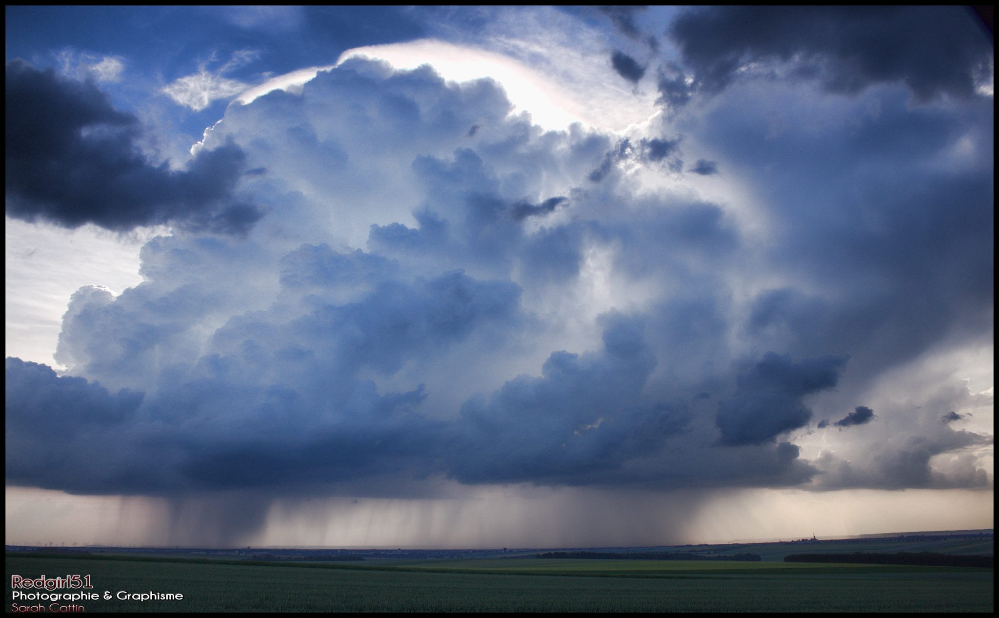 Orage vu depuis Châlons-en-Champagne. - 29/05/2017 18:00 - Sarah CATTIN