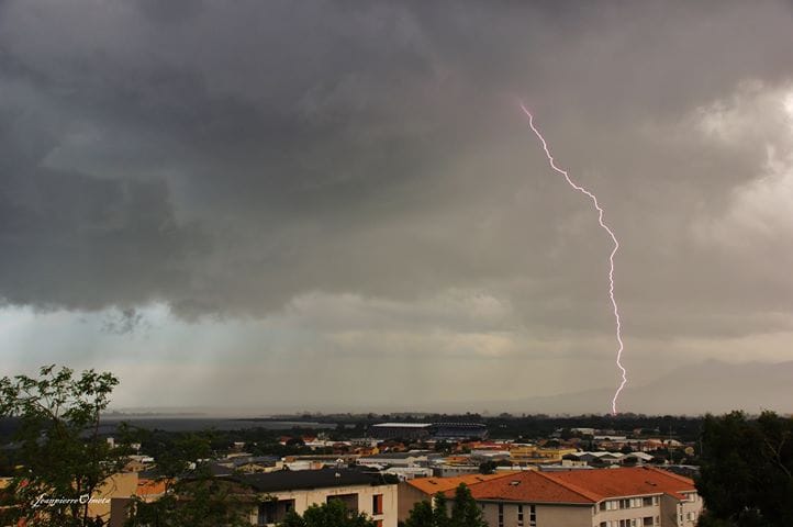 Orage à Bastia - 14/05/2018 16:00 - Jean Pierre Olmeta