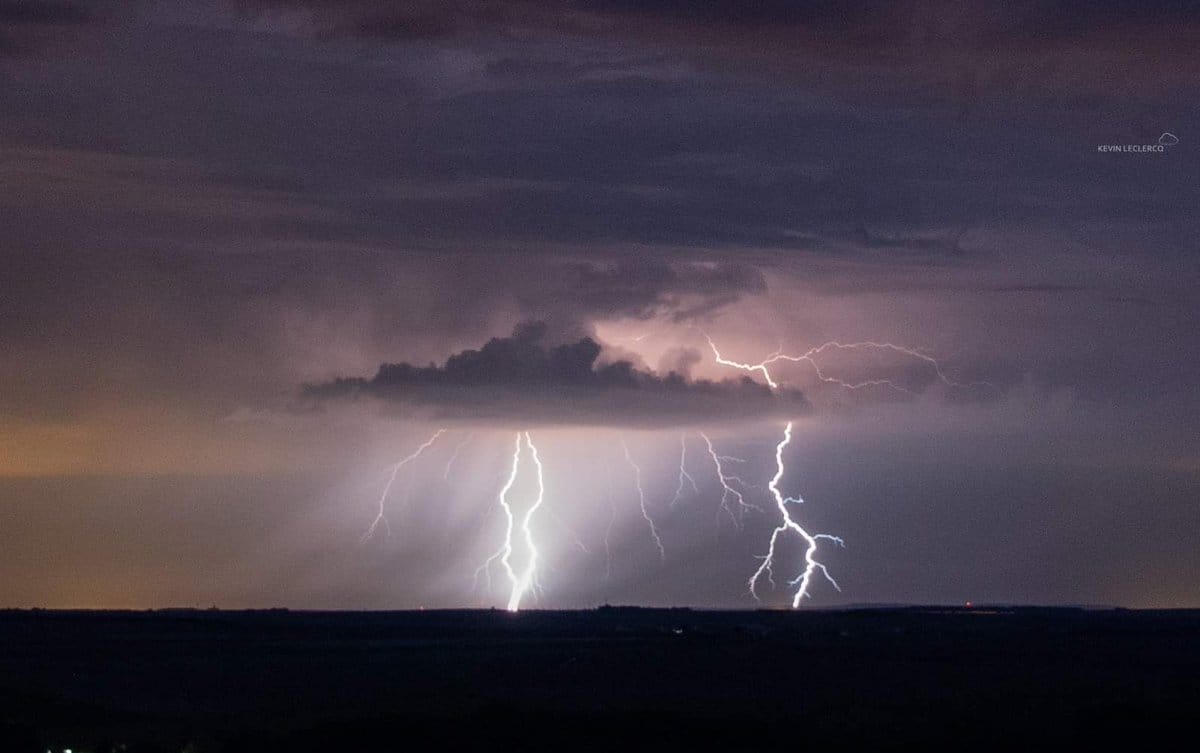 Orage dans la Marne et les Ardennes. - 03/06/2019 03:00 - Kévin LECLERCQ