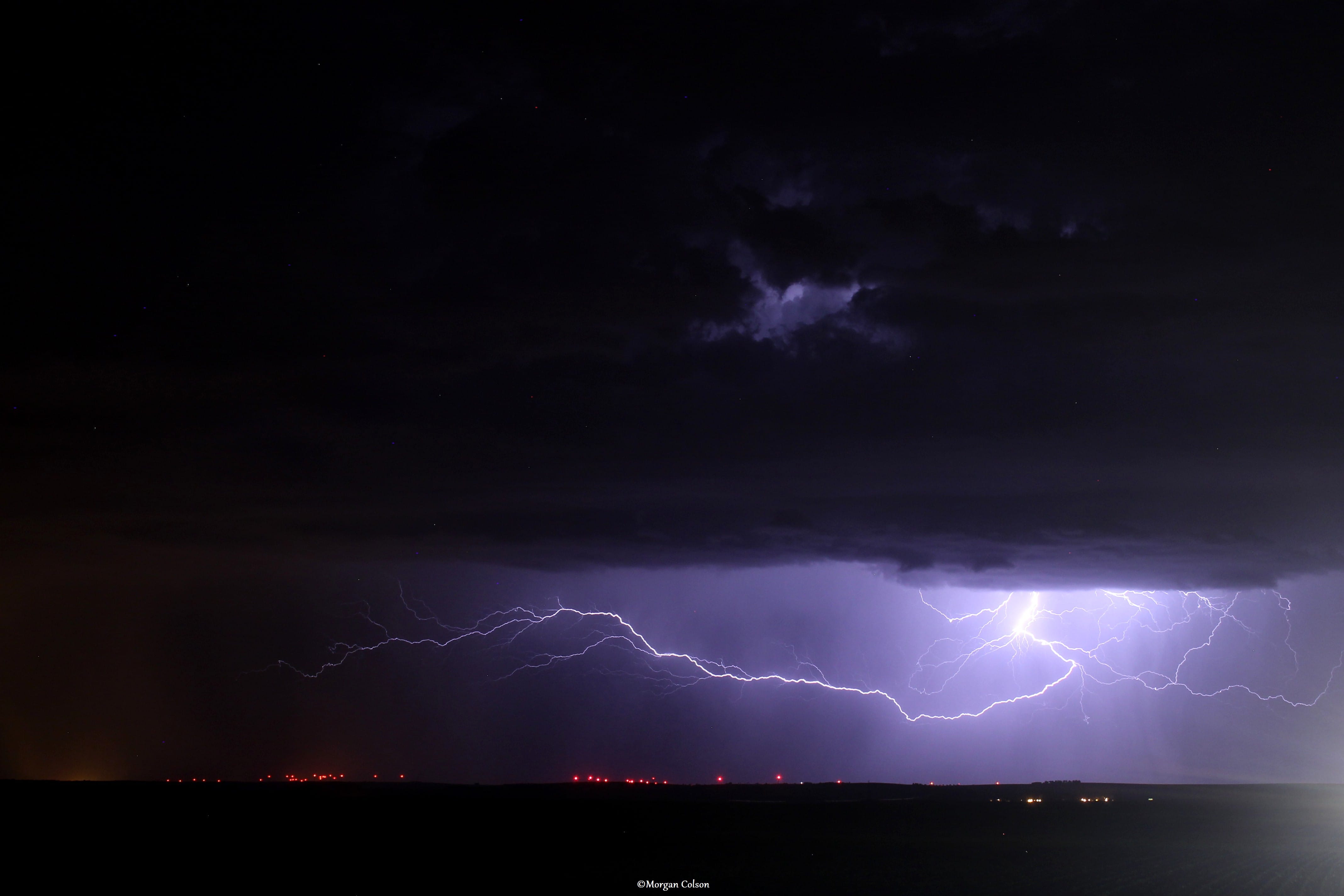 Orage dans la Marne (51), en poste à la frontière Marne- Meuse samedi soir dernier. - 06/10/2018 22:00 - Morgan Colson