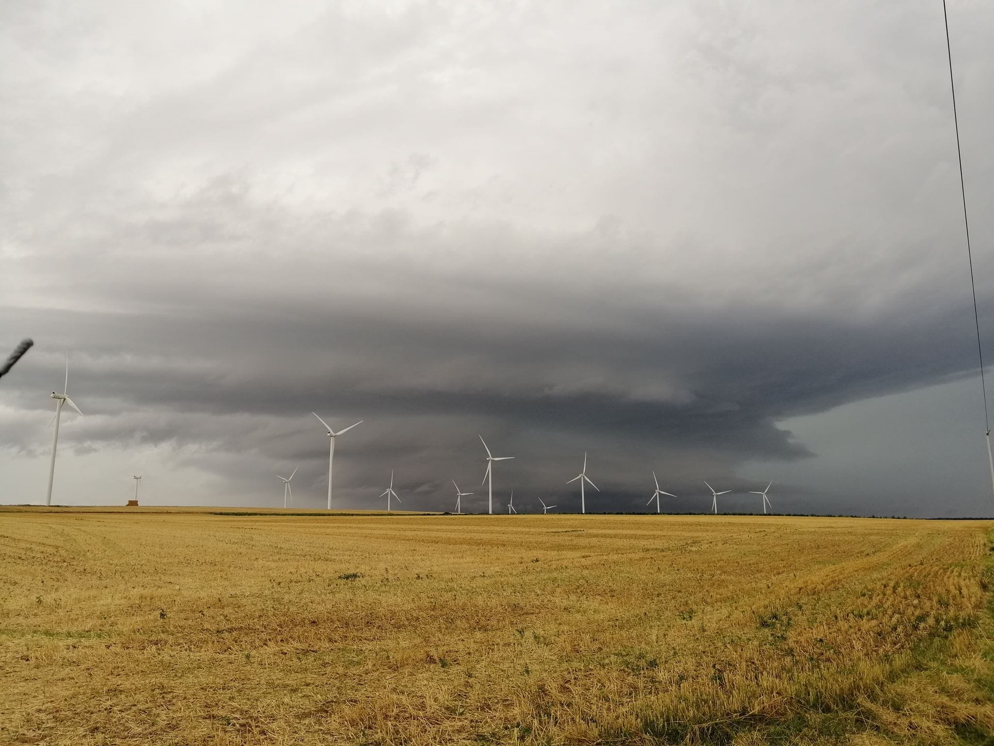 Supercellule visible depuis Conflans-sur-Seine (51) - 09/08/2019 15:30 - Valentin GALLOT