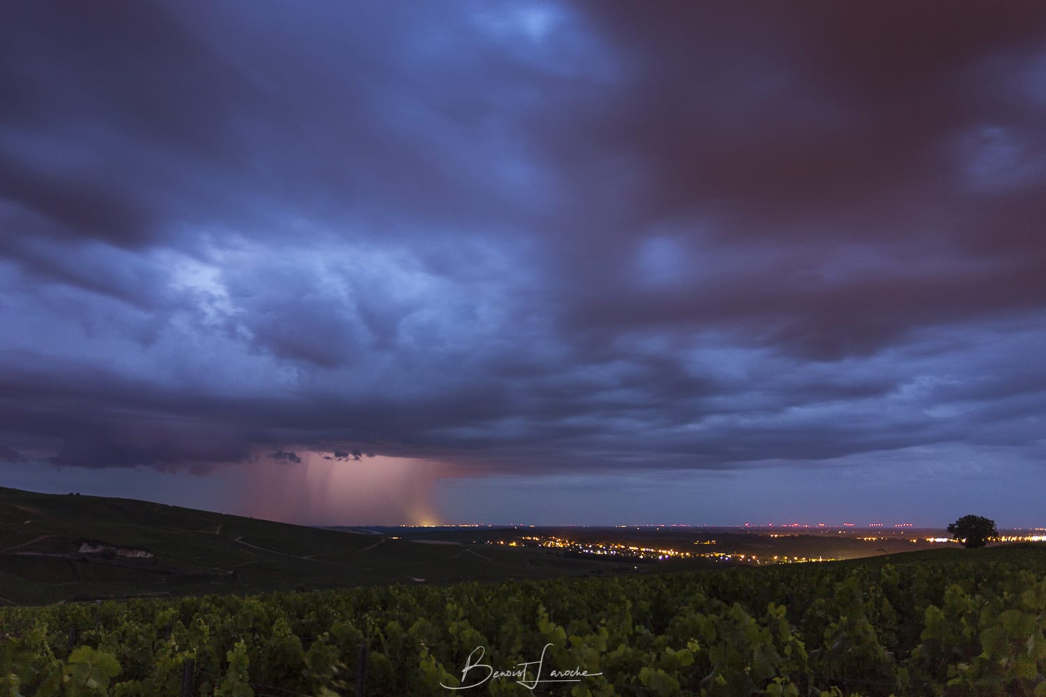 Orage sur la plaine de Champagne - 26/06/2020 23:00 - Benoist LAROCHE