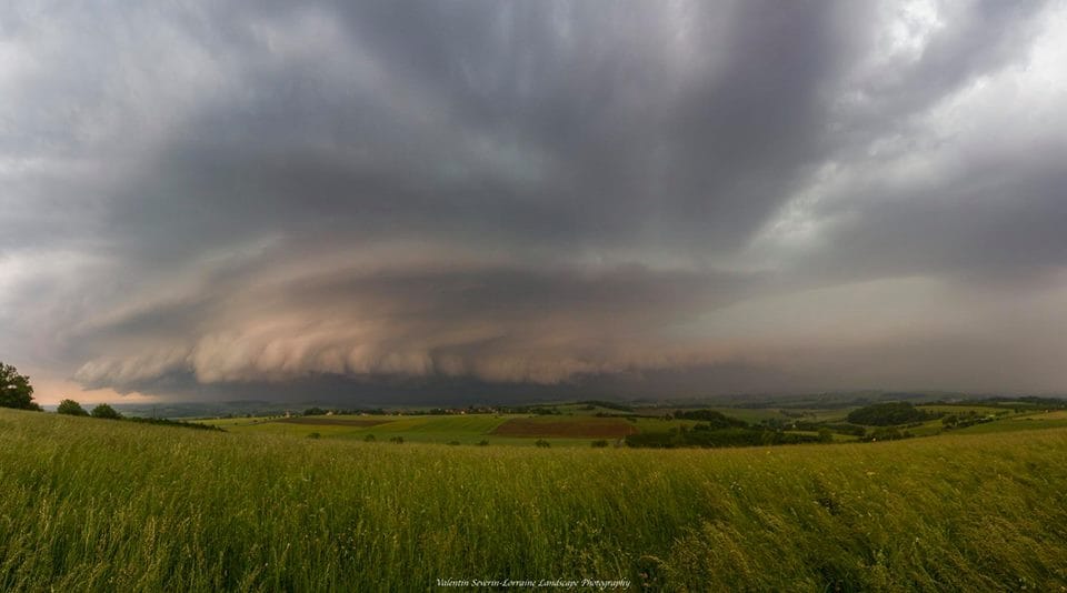 Orage supercellulaire à Brémoncourt à l’est de Nancy - 28/05/2018 16:00 - Lorraine Landscape Photography