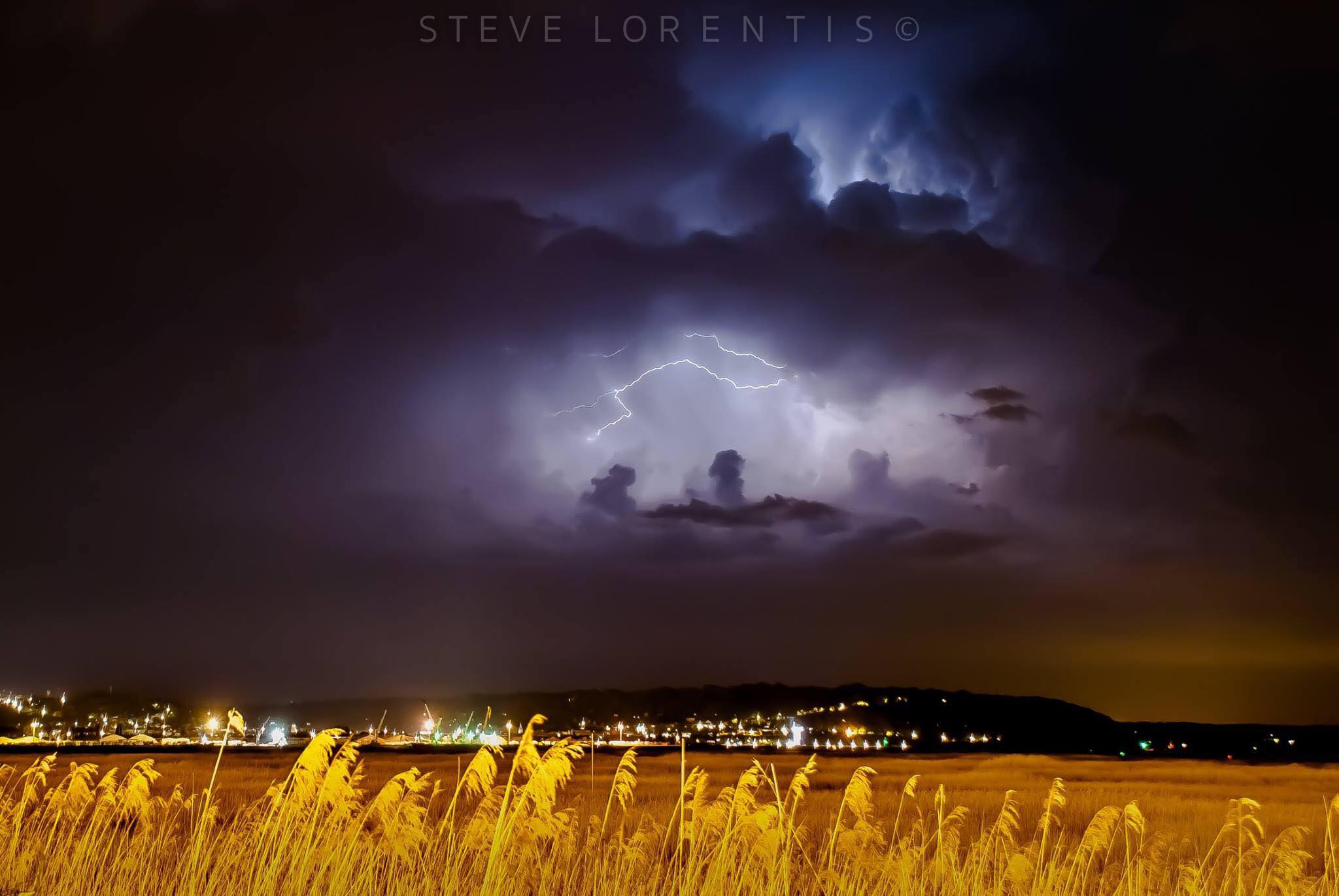 Traque orageuse au Pont de Normandie - 22/04/2018 00:00 - Steve Lorentis