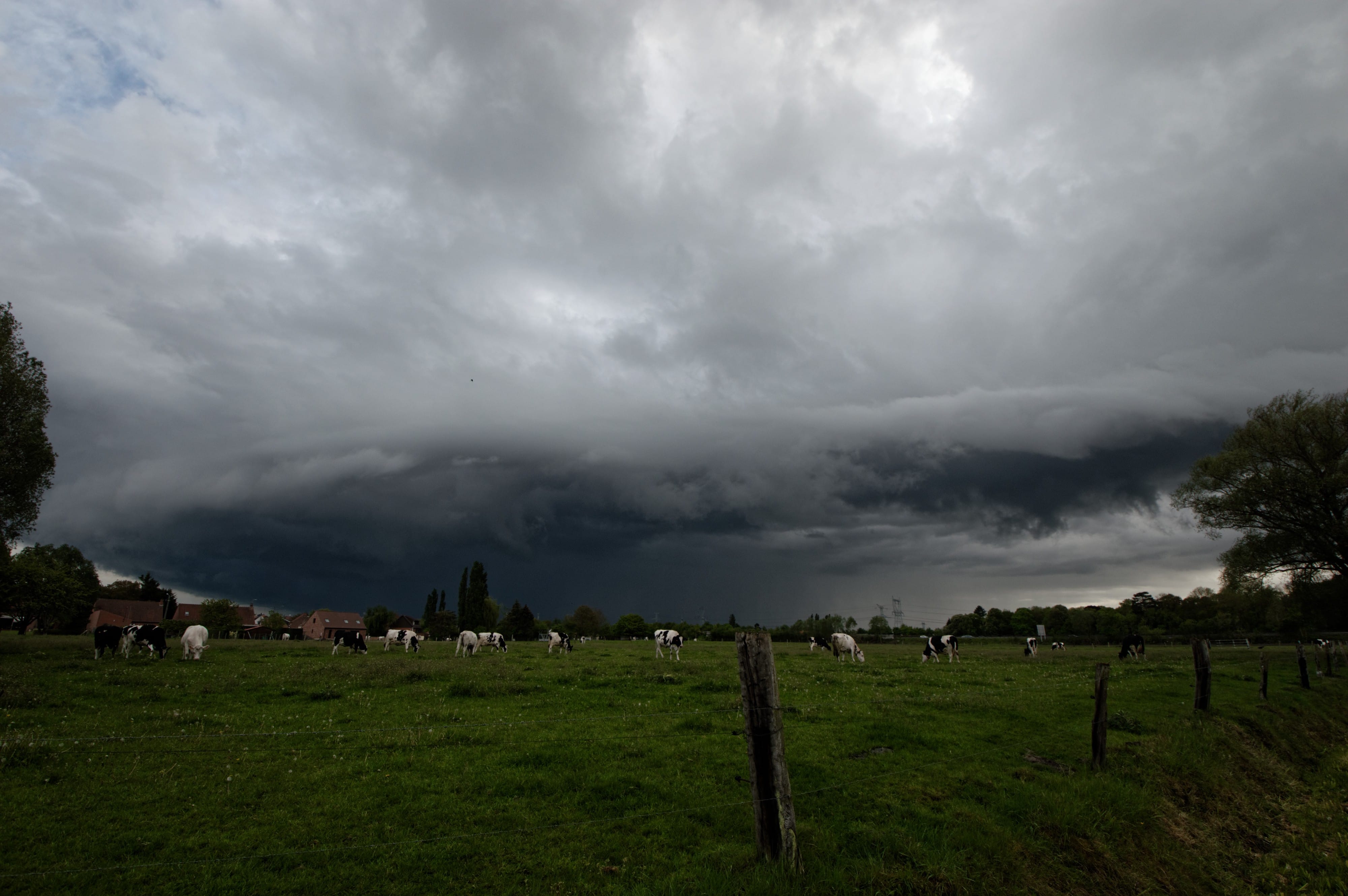 Orage vu depuis Somain (Nord), le 8 mai 2019, vers 18h50. - 08/05/2019 18:50 - Pierrick CAGNON