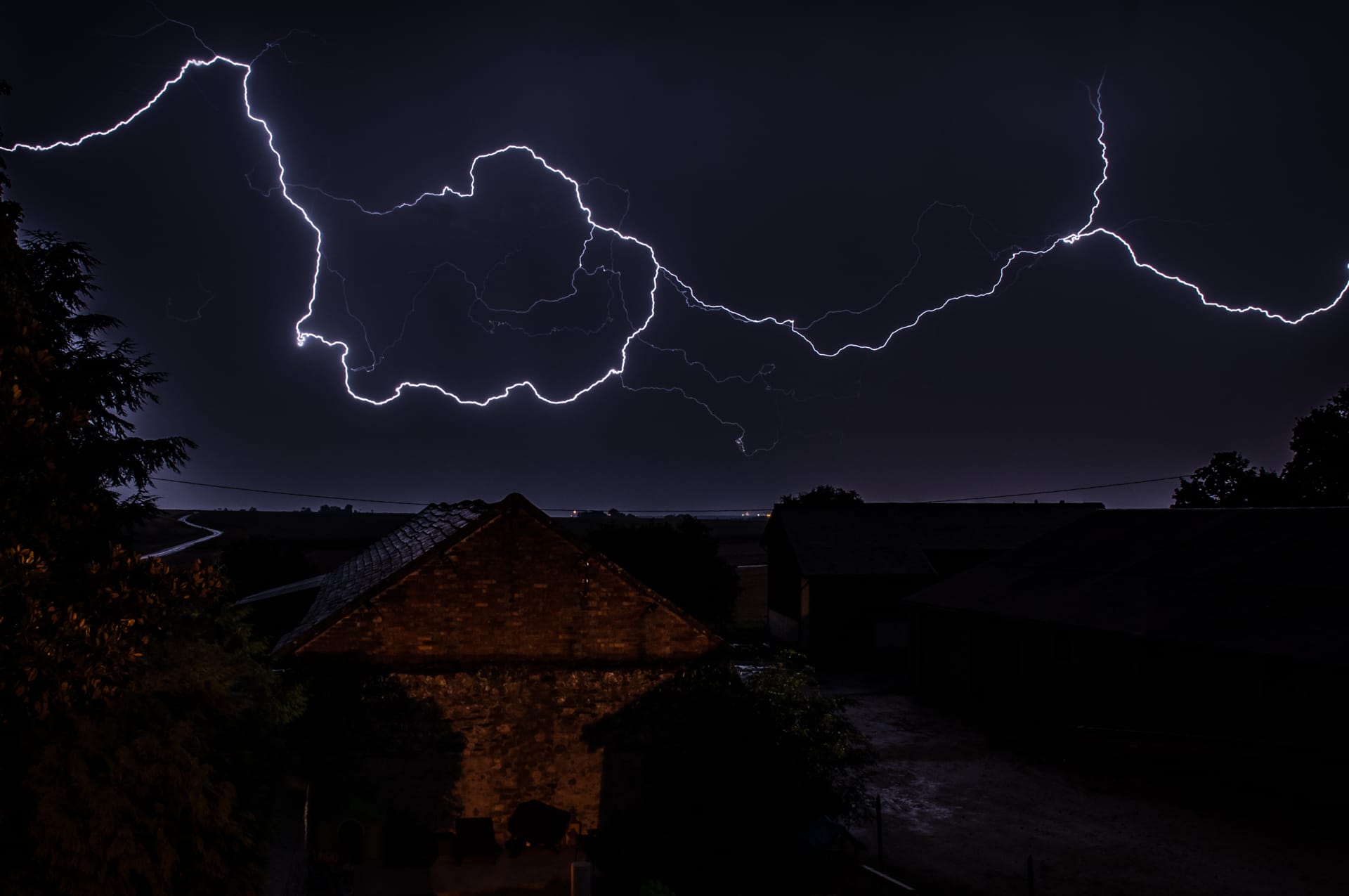 orage sur l'oise pres de Chevreville cette nuit - 13/08/2018 02:30 - jeremy van cauteren