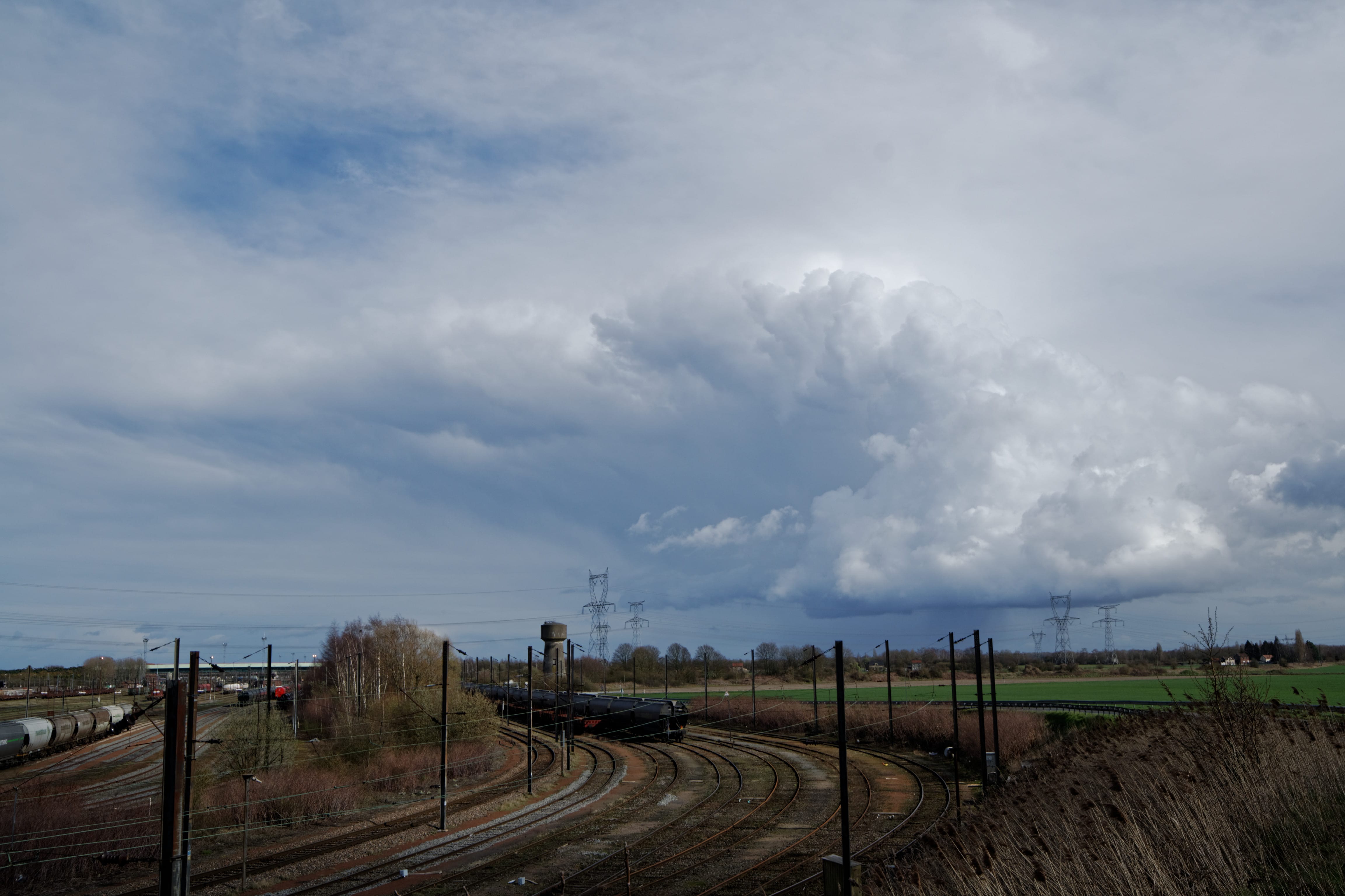 Cumulonimbus de giboulées observé depuis Bruille-lez-Marchienne, dans le Nord (HDF), le 17 mars 2019 vers 14h50. - 17/03/2019 14:50 - Pierrick CAGNON