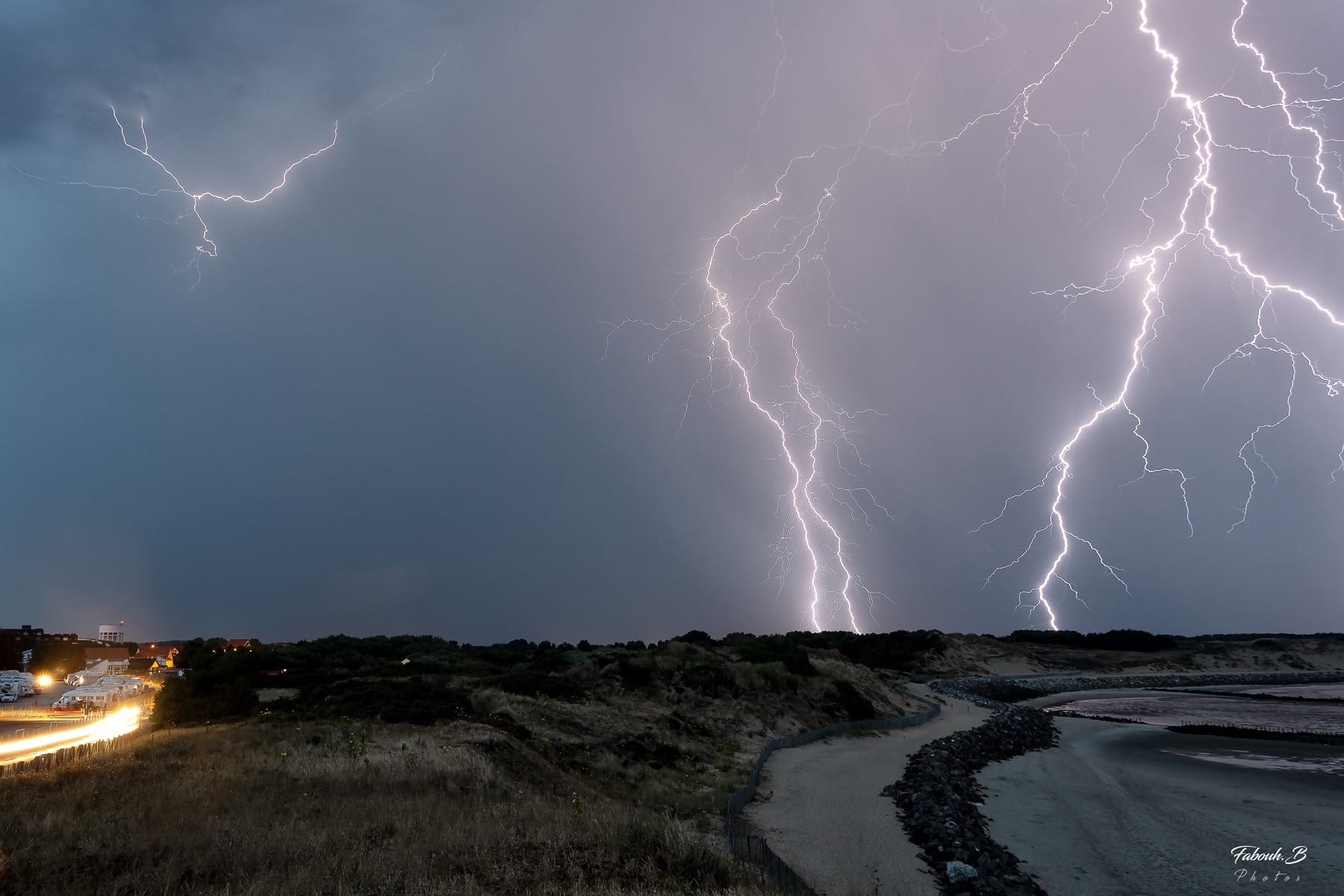 Orages sur la côte d'Opale - 25/07/2019 22:00 - Fabouh .B-Photos