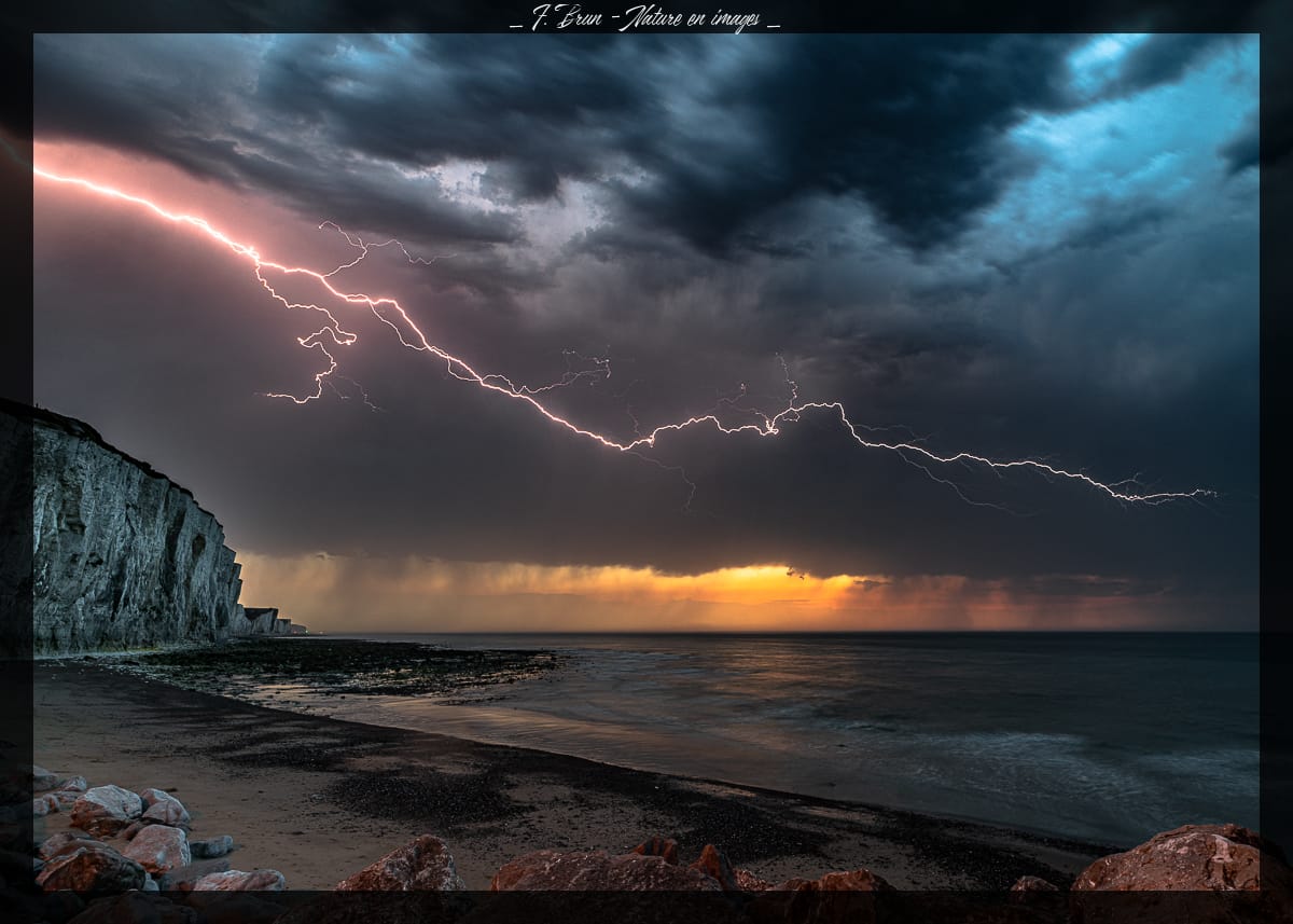 Orage du 25 juillet, à Ault dans la Somme - 25/07/2019 20:00 - François BRUN