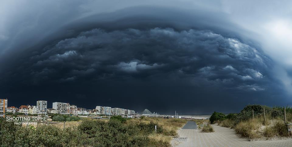 Superbe ambiance au dessus du Touquet avec ce superbe arcus - 27/07/2018 18:00 - Shooting Tophe