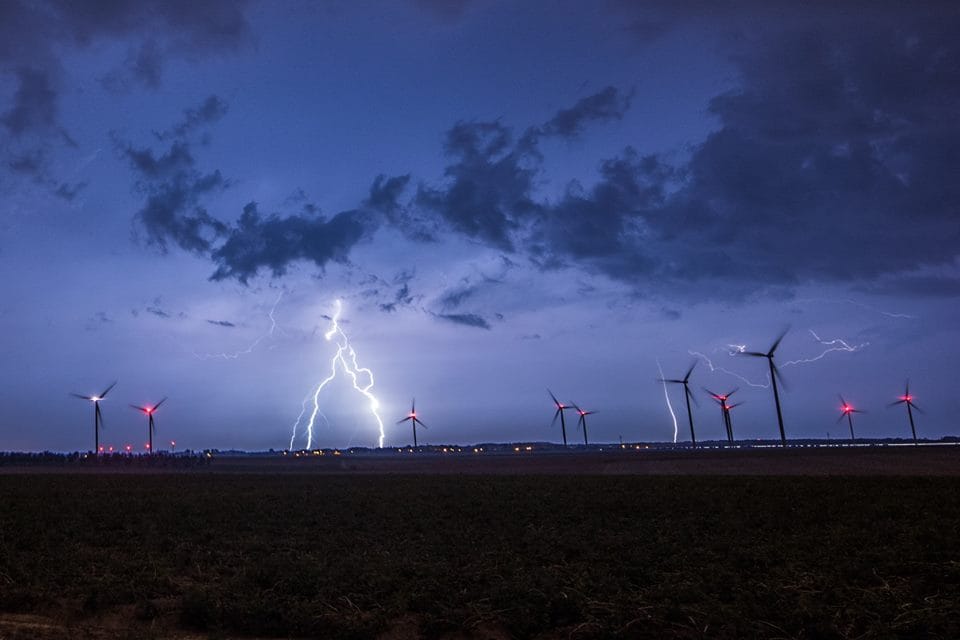 Orage ce matin sur Roye (80) - 29/08/2018 04:50 - AD Photos