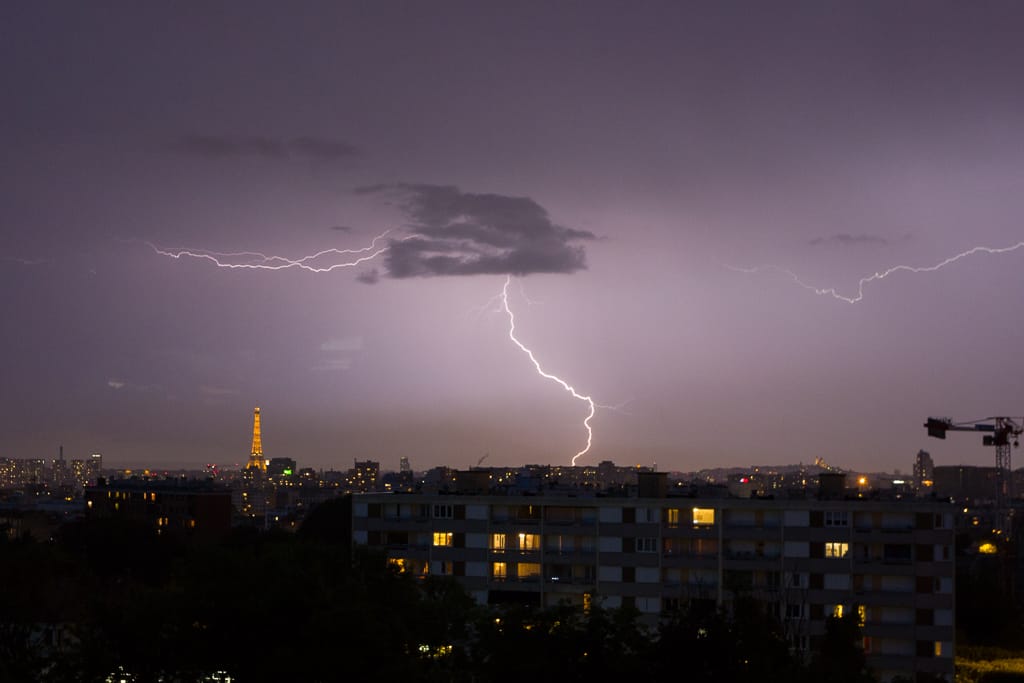 Fin d'épisode orageux sur Paris - 29/05/2018 22:08 - Benjamin Turange