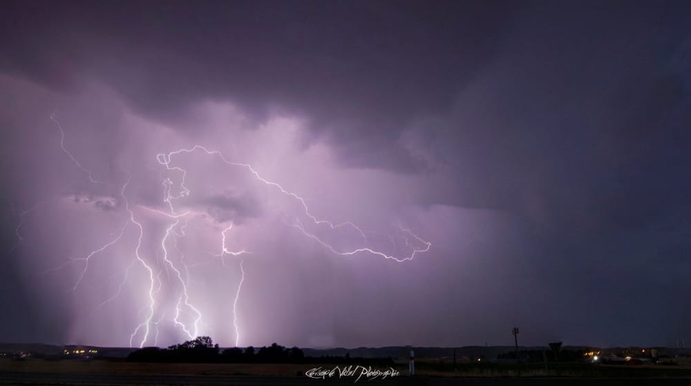 Orage nocturne à Castelnaudary dans l'Aude. - 11/07/2016 04:00 - Christophe VIDAL