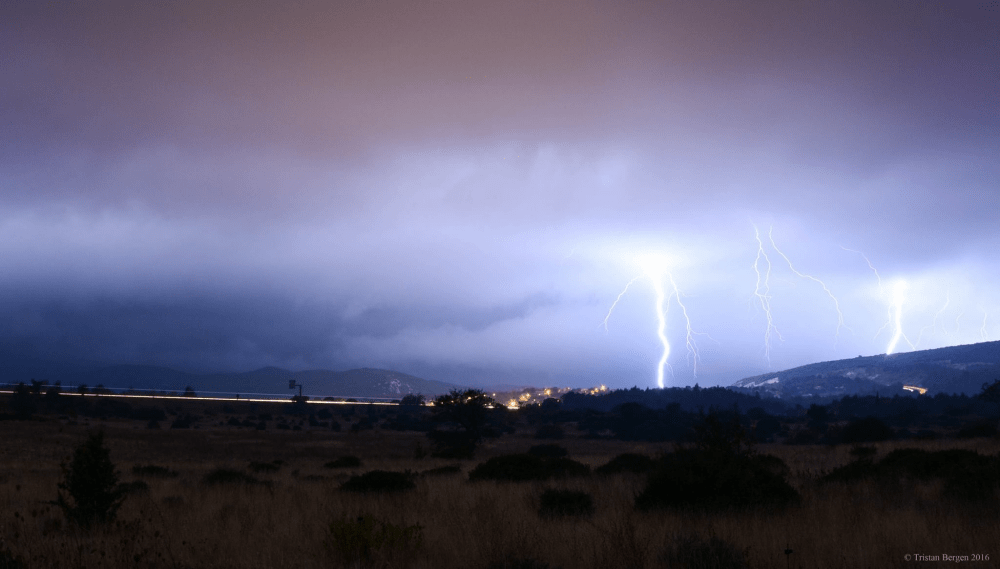 Orage très pluvieux au nord de Montpellier. - 14/09/2016 07:00 - Tristan BERGEN