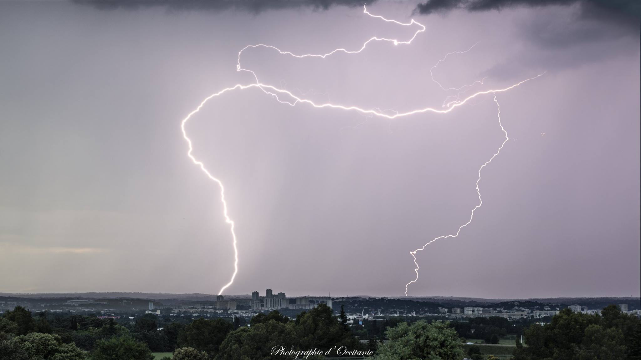 Le dernier et le plus beau cliché de ces orages du 20 mai ! - 20/05/2018 17:00 - Photographie d'Occitanie