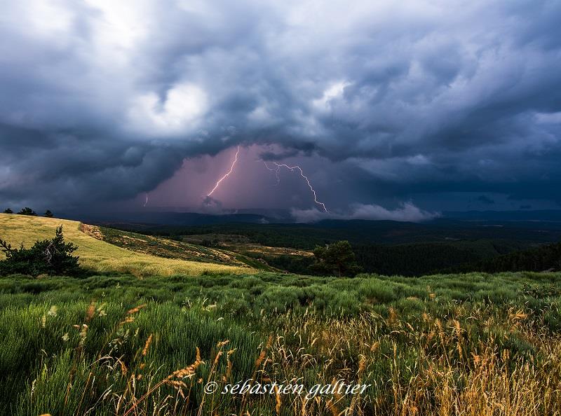 Réalisées depuis le mont Lozère en plein cœur des Cévennes - 22/07/2016 03:00 - Sébastien Galtier