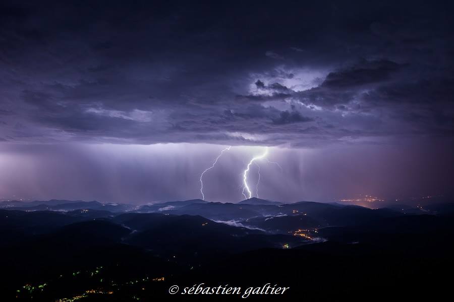 Réalisées depuis le mont Lozère en plein cœur des Cévennes - 22/07/2016 03:00 - Sébastien Galtier