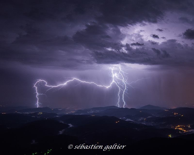 Réalisées depuis le mont Lozère en plein cœur des Cévennes - 22/07/2016 03:00 - Sébastien Galtier