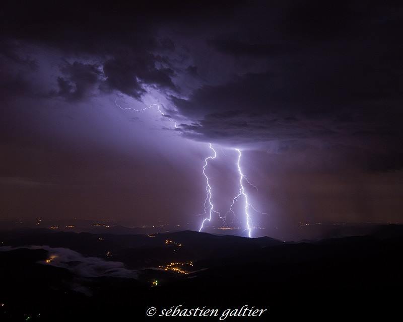 Réalisées depuis le mont Lozère en plein cœur des Cévennes - 22/07/2016 03:00 - Sébastien Galtier