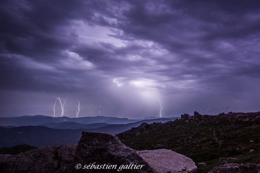 Réalisées depuis le mont Lozère en plein cœur des Cévennes - 22/07/2016 03:00 - Sébastien Galtier