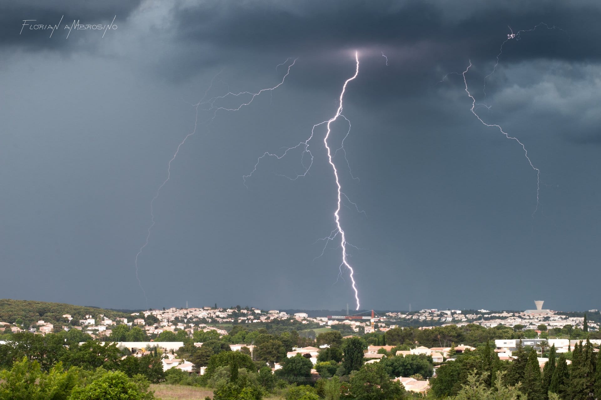 Vue sur Juvignac et Montpellier depuis Saint George d'Orques - 22/05/2018 16:00 - Florian Ambrosino