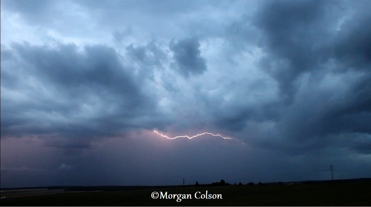 Seul internuageux à l'arrière de l'orage de St Mihiel (55). - 09/07/2017 22:09 - Morgan Colson