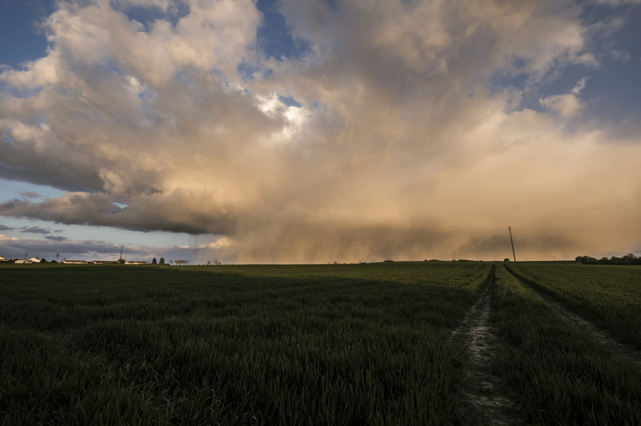 Belle averse de neige mardi dans le nord-est de la France (à Chénières en Meurthe-et-Moselle) - 18/04/2017 20:00 - Thomas ROSSI