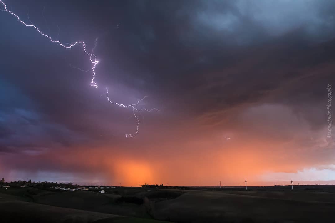 Orage de fin de journée sur le Lauragais (11/31). - 11/03/2018 19:00 - Maxime JOULOT