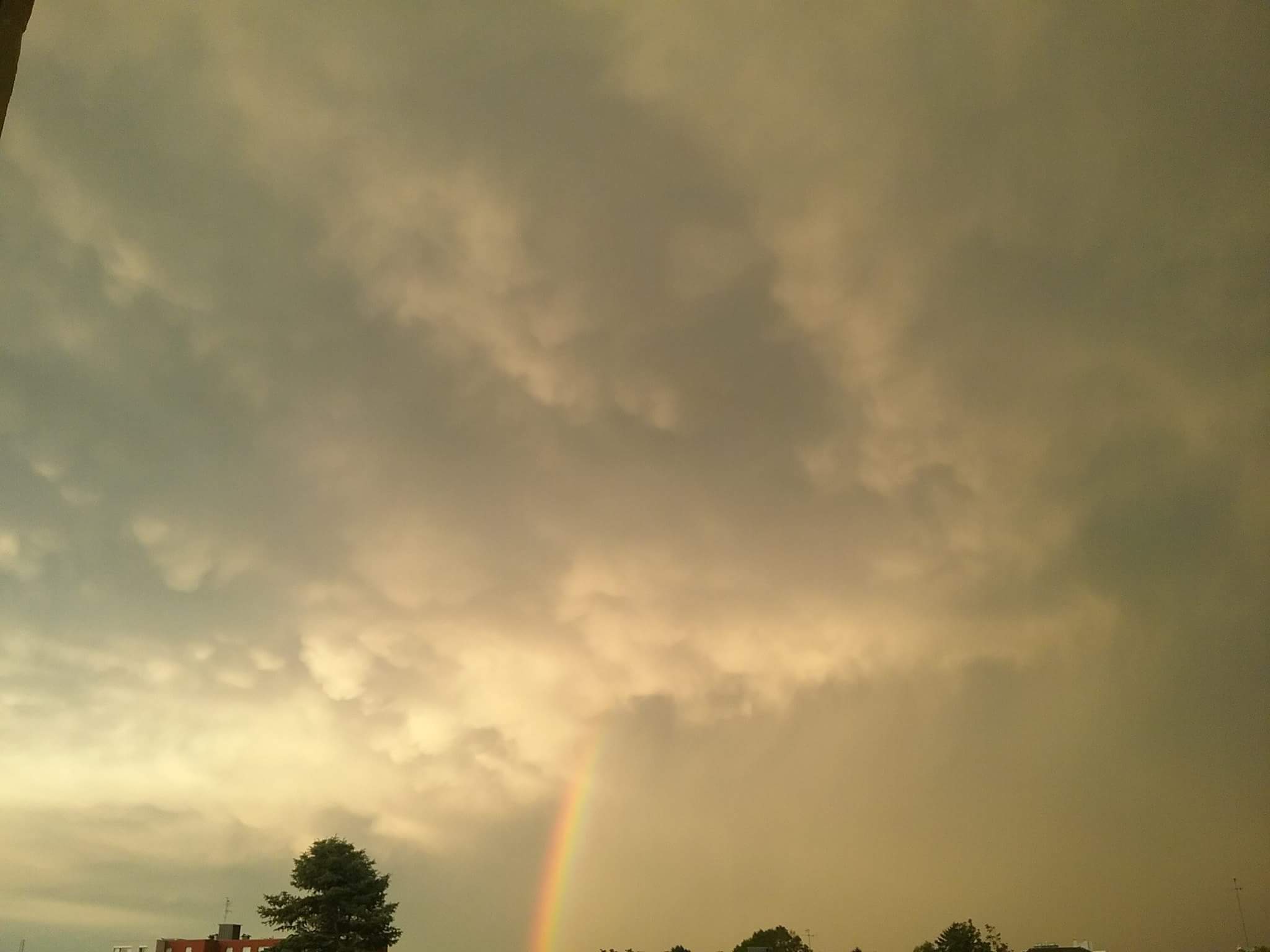 Mammatus dans la région de Maubeuge (59). - 06/07/2017 19:00 - Laurent Huberland