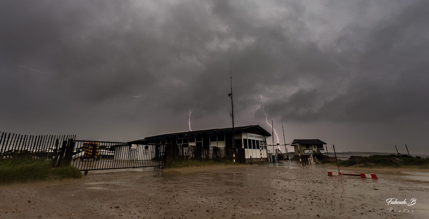 Orages en baie d'Authie dans le Pas-de-Calais. - 12/05/2018 18:00 -  Fabouh B