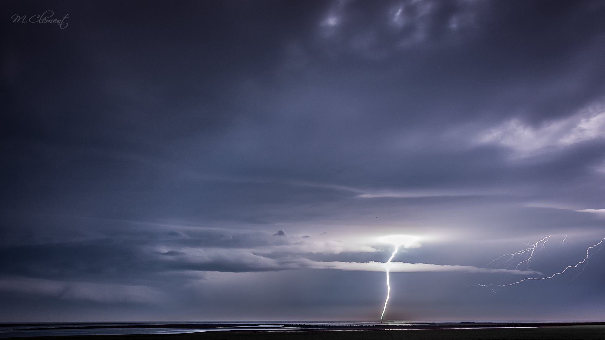 Orage à Berck/Mer dans le 62 - 30/08/2017 03:00 - Michael Clement