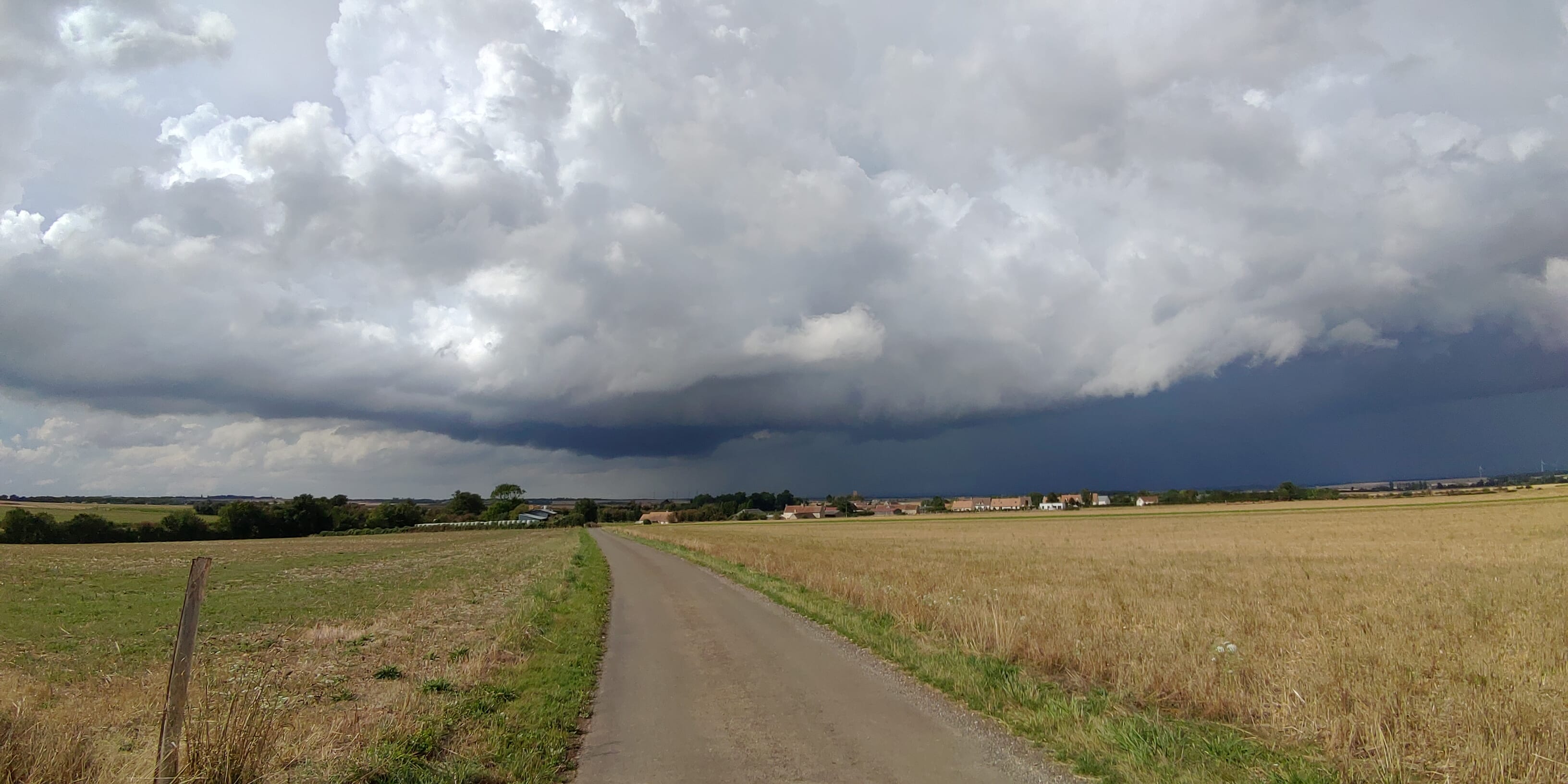 Orage au dessus de la plaine de Caen - 16/08/2020 17:00 - FRANCOIS LUCAS
