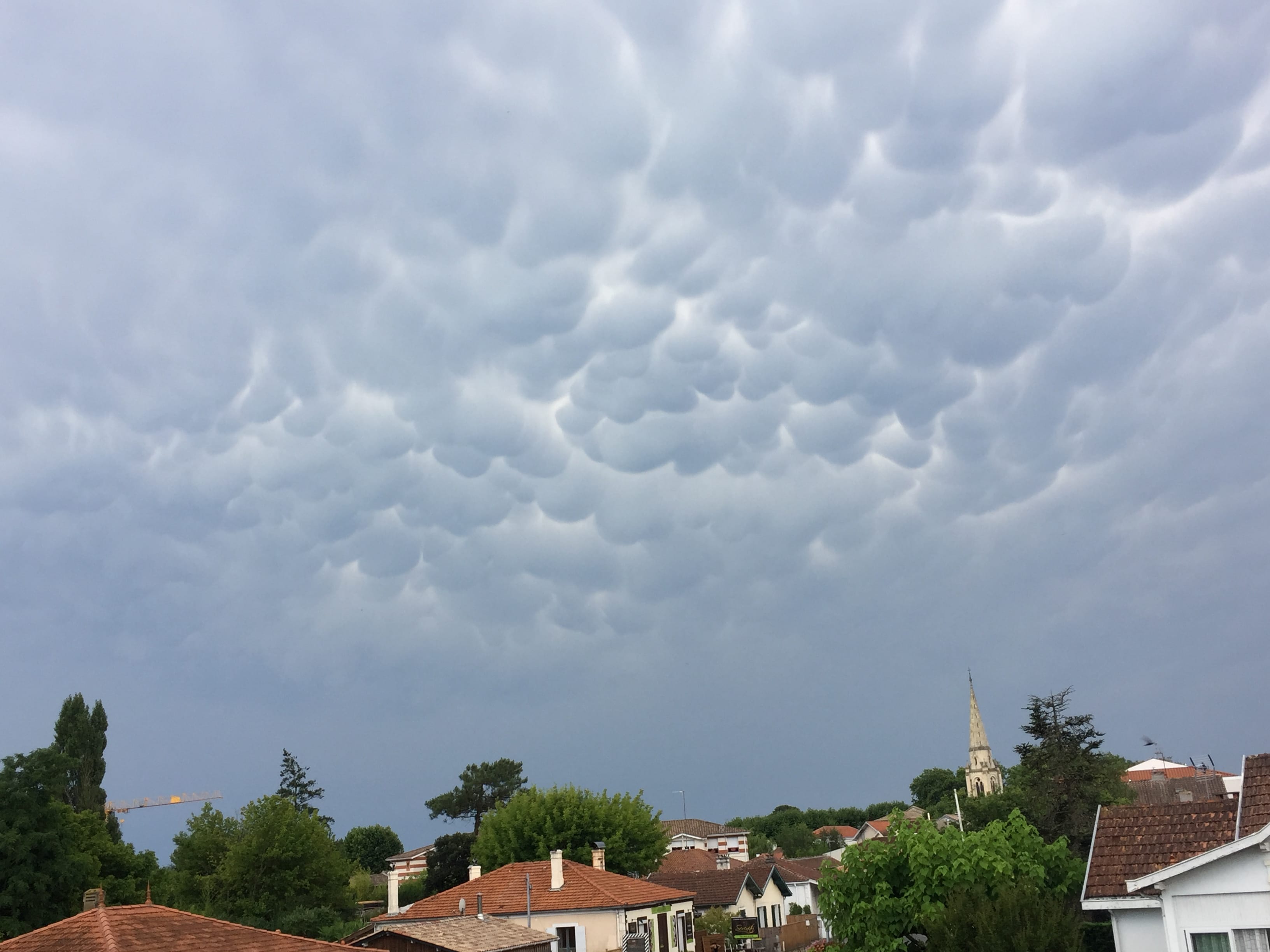 Mammtus a Arès sur le bassin d’accord arcachon avant l’arriver de l’orage - 01/07/2018 19:20 - Kevin Terki